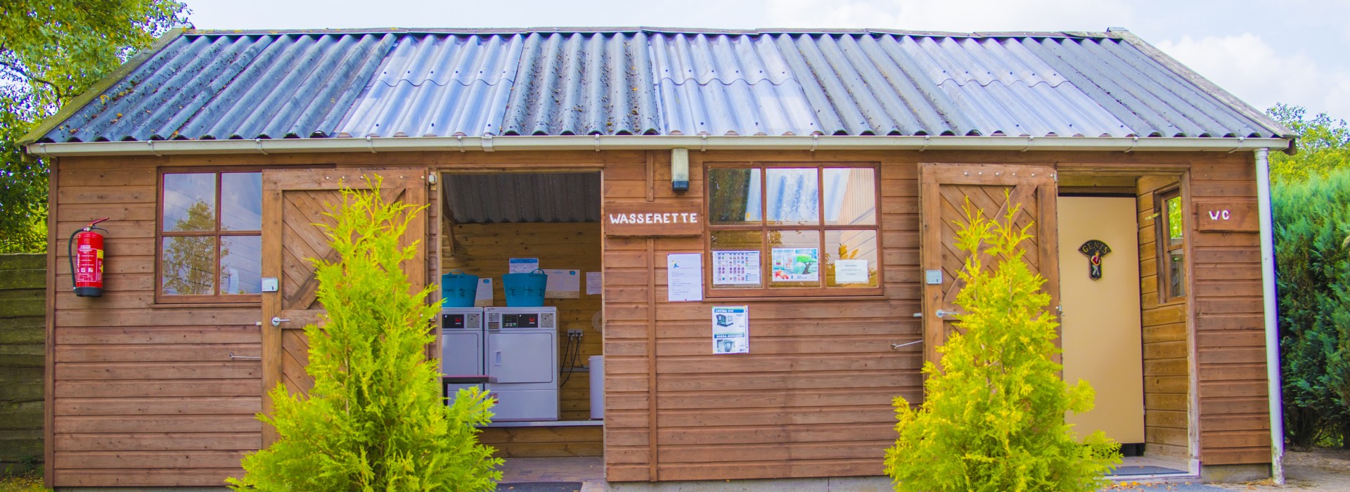 Camping hoeve aan den weg wasserette